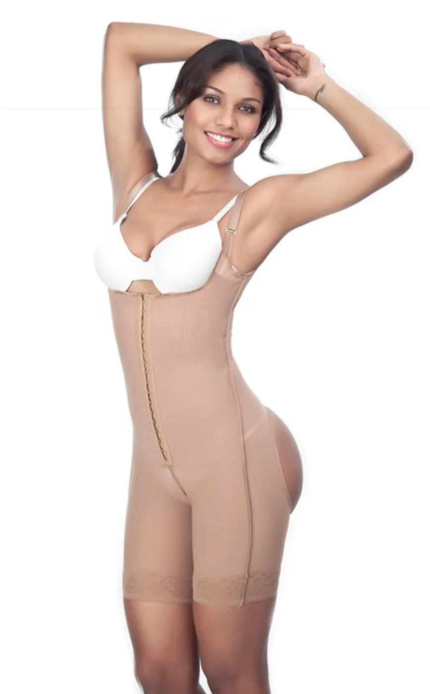 1624 Bodyshaper Thin Strap Half Leg (Lipoexpress)