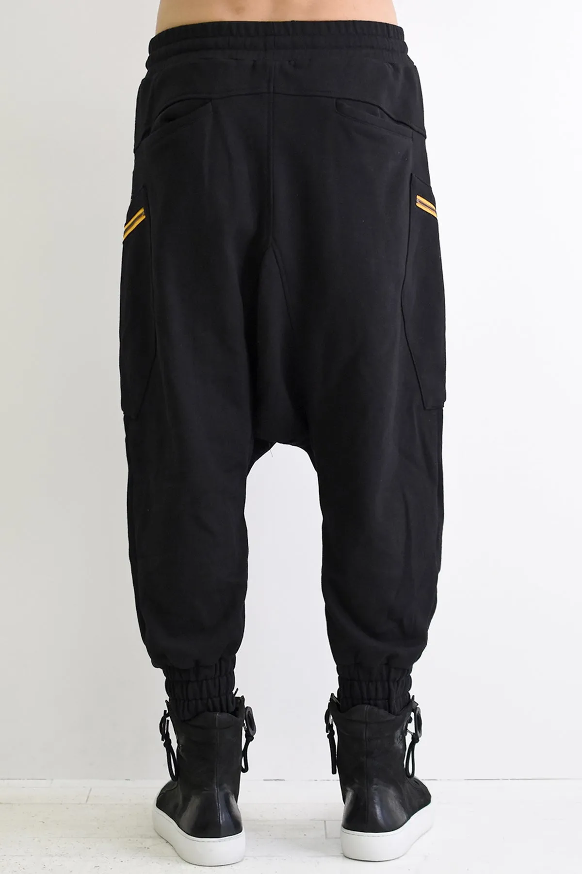 1901-PT16 Cotton Cargo SRL Pants Black