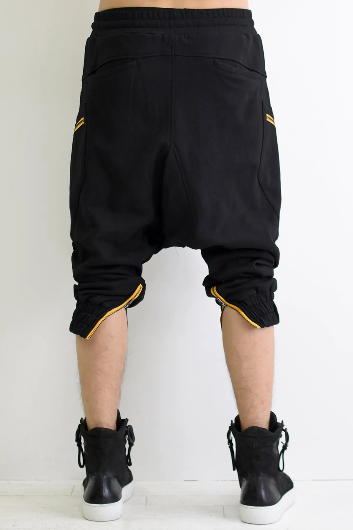 1901-PT16 Cotton Cargo SRL Pants Black