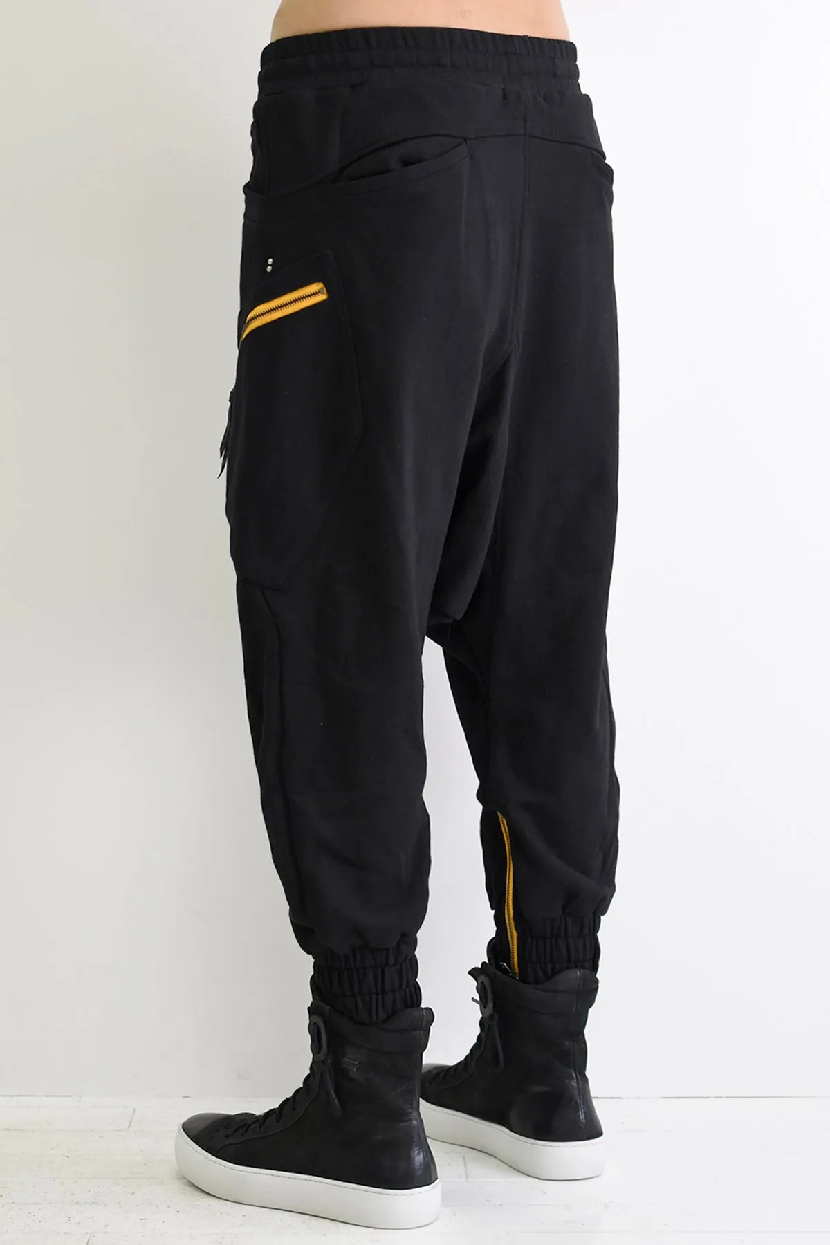 1901-PT16 Cotton Cargo SRL Pants Black