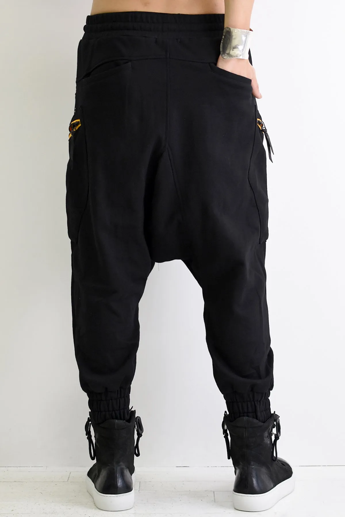 1901-PT16 Cotton Cargo SRL Pants Black