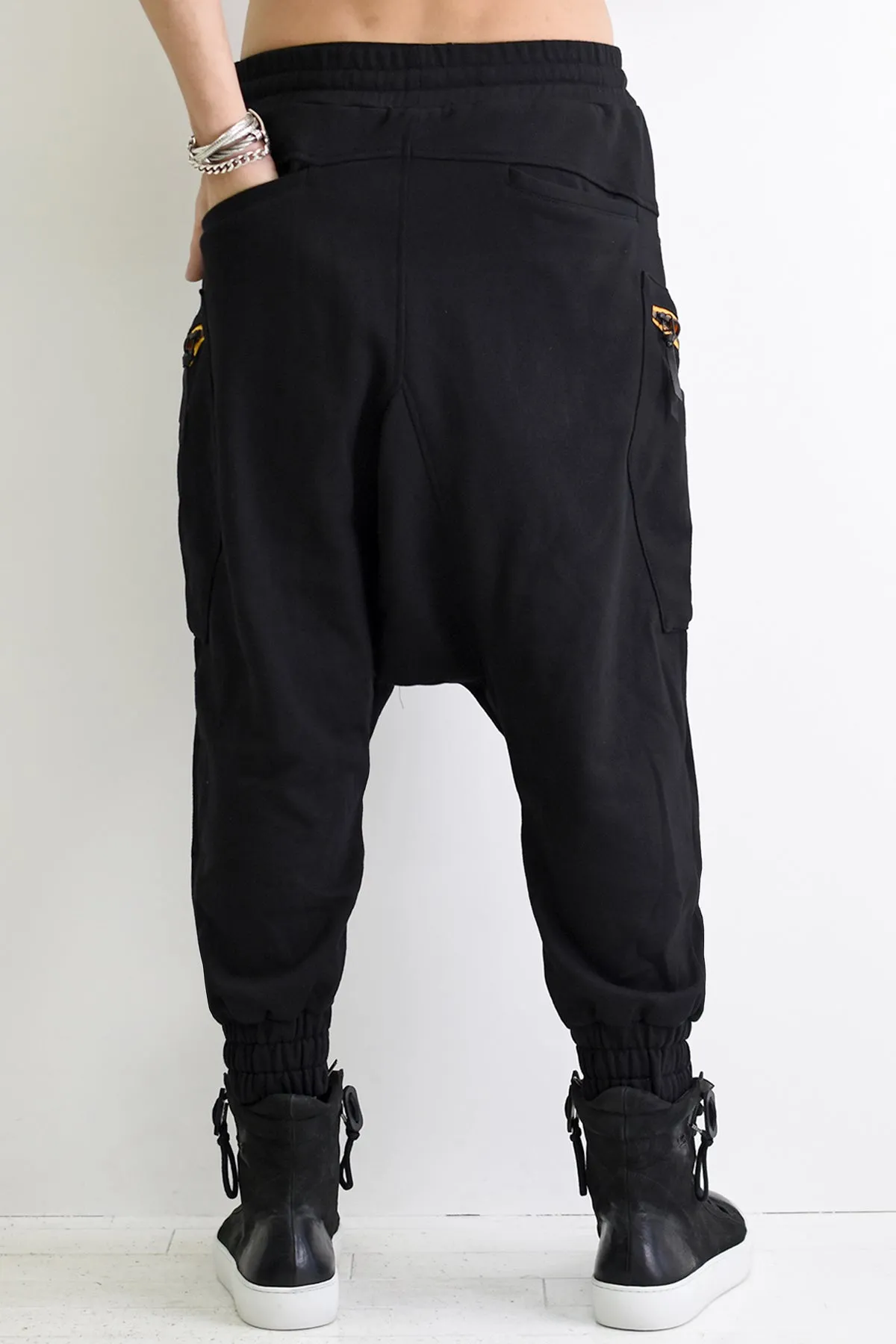 1901-PT16 Cotton Cargo SRL Pants Black