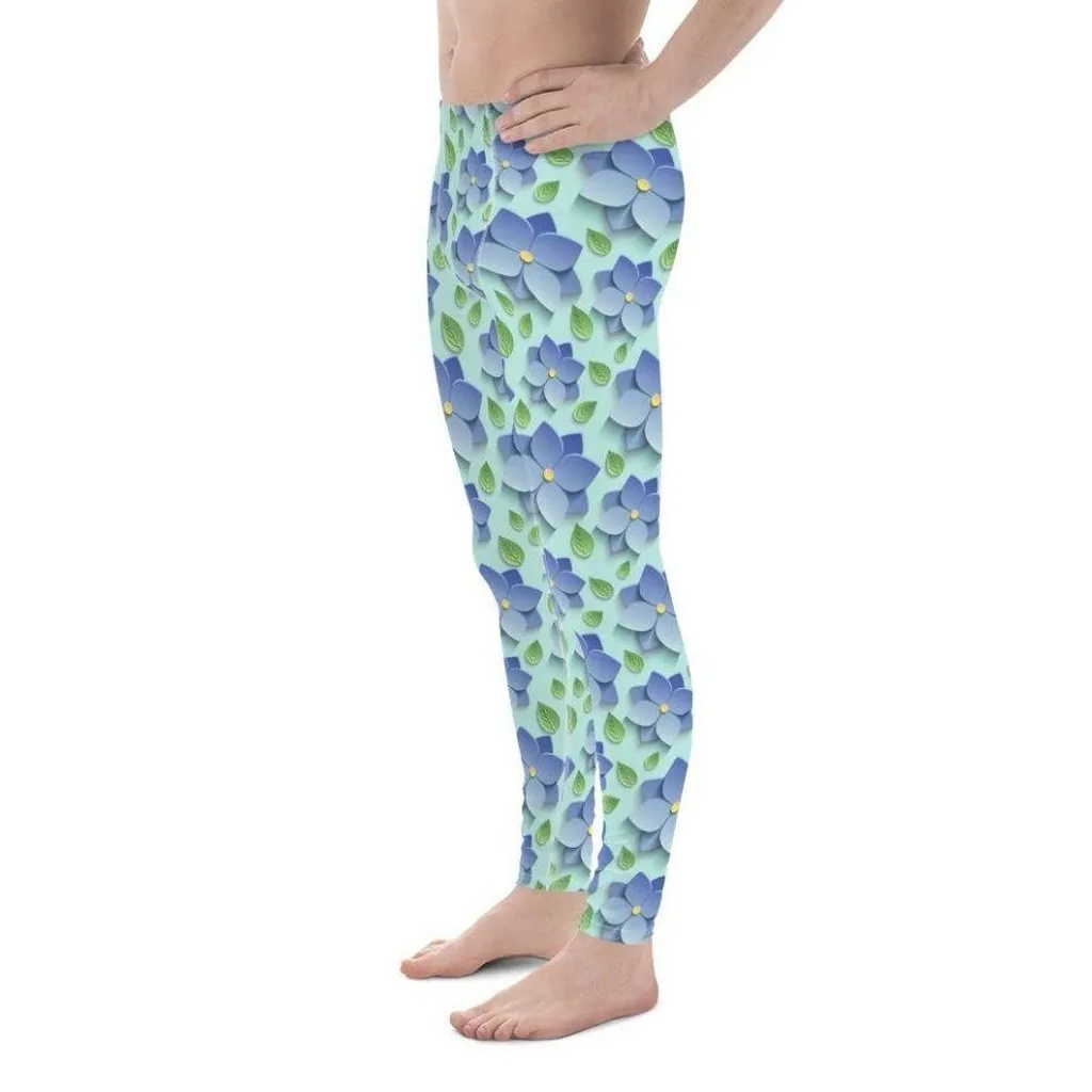 3D Floral Men's Leggings