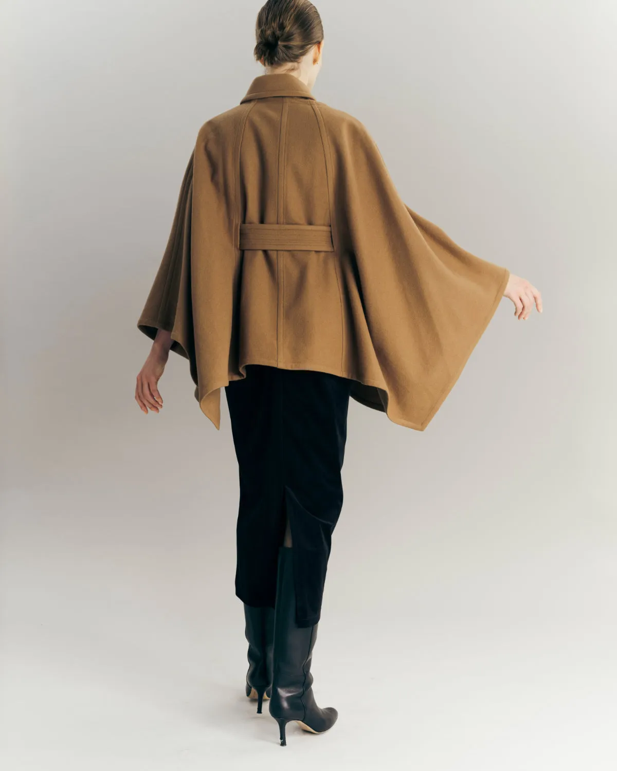 3way Wool Cape coat