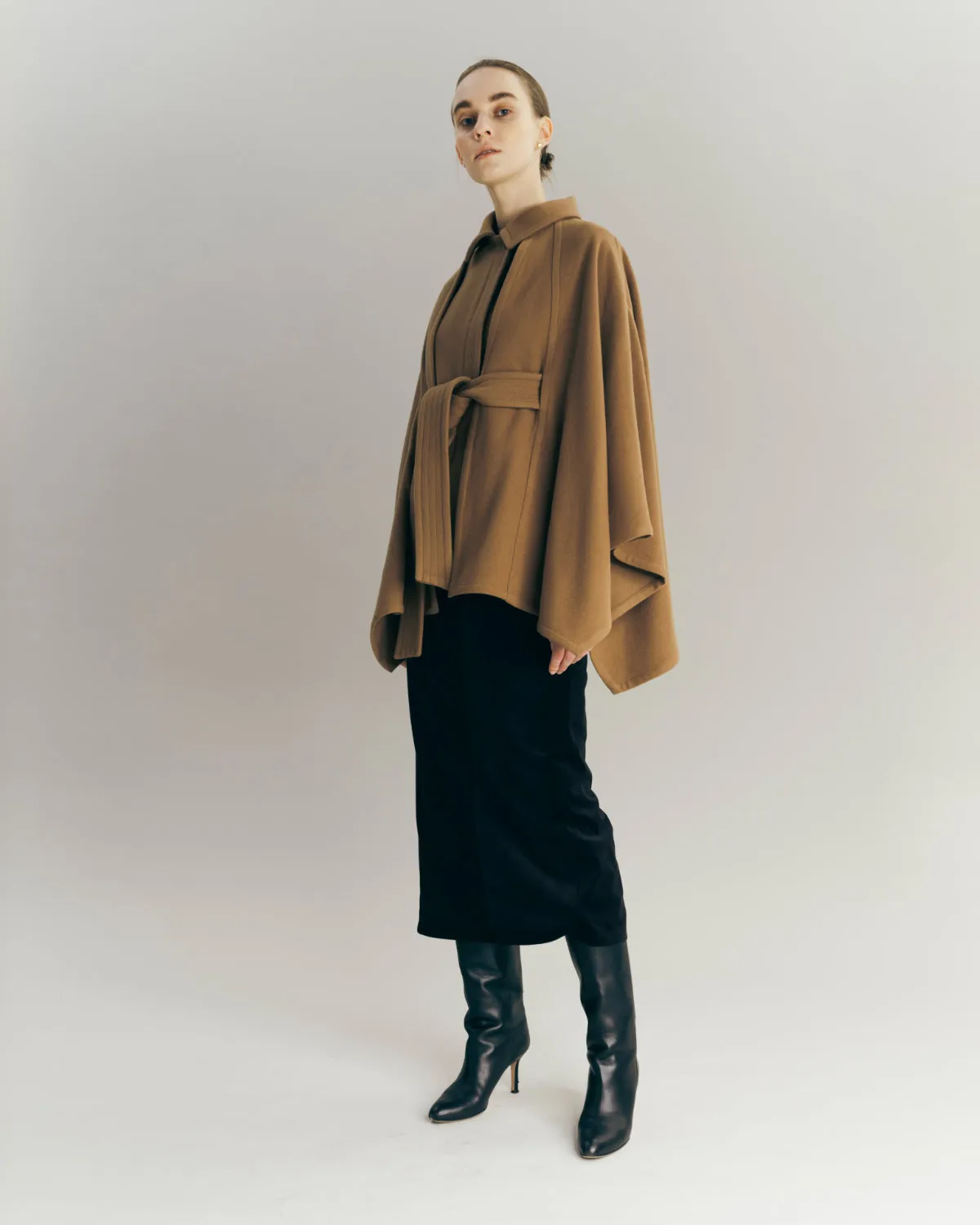 3way Wool Cape coat