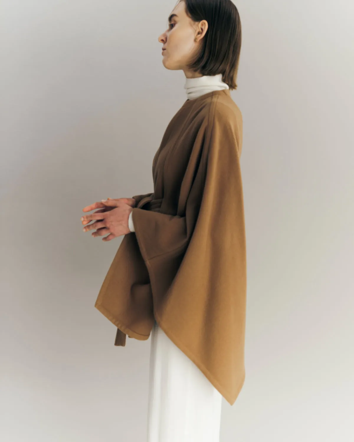 3way Wool Cape coat