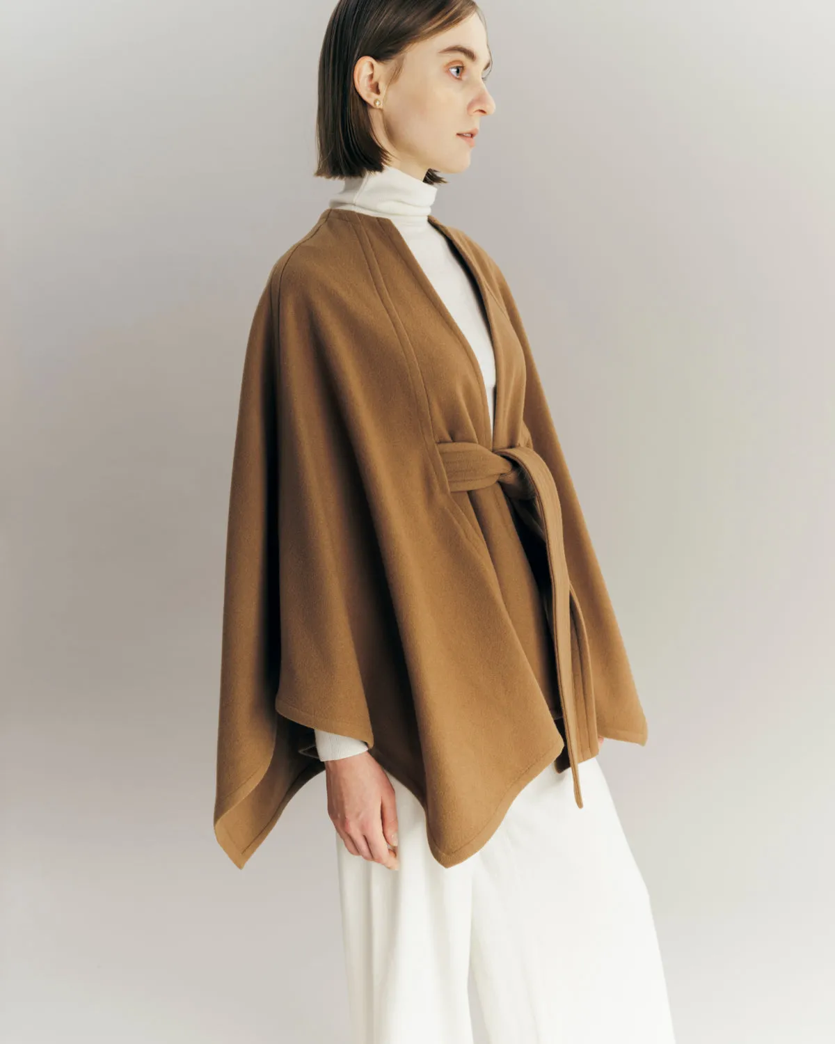 3way Wool Cape coat