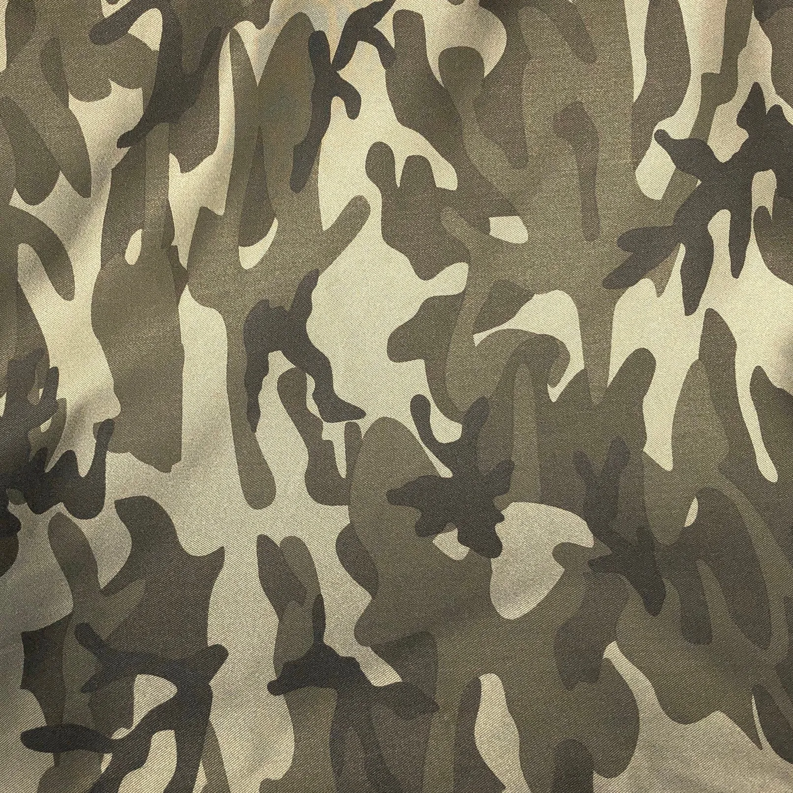 60" Cotton Rayon 6 OZ Twill Camouflage Camo Print Apparel & Face Mask Woven Fabric By th e Yard