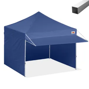 ABCCANOPY S1 Commercial Pop Up 10x10/10x20 Canopy Tent with Awning and Sidewalls