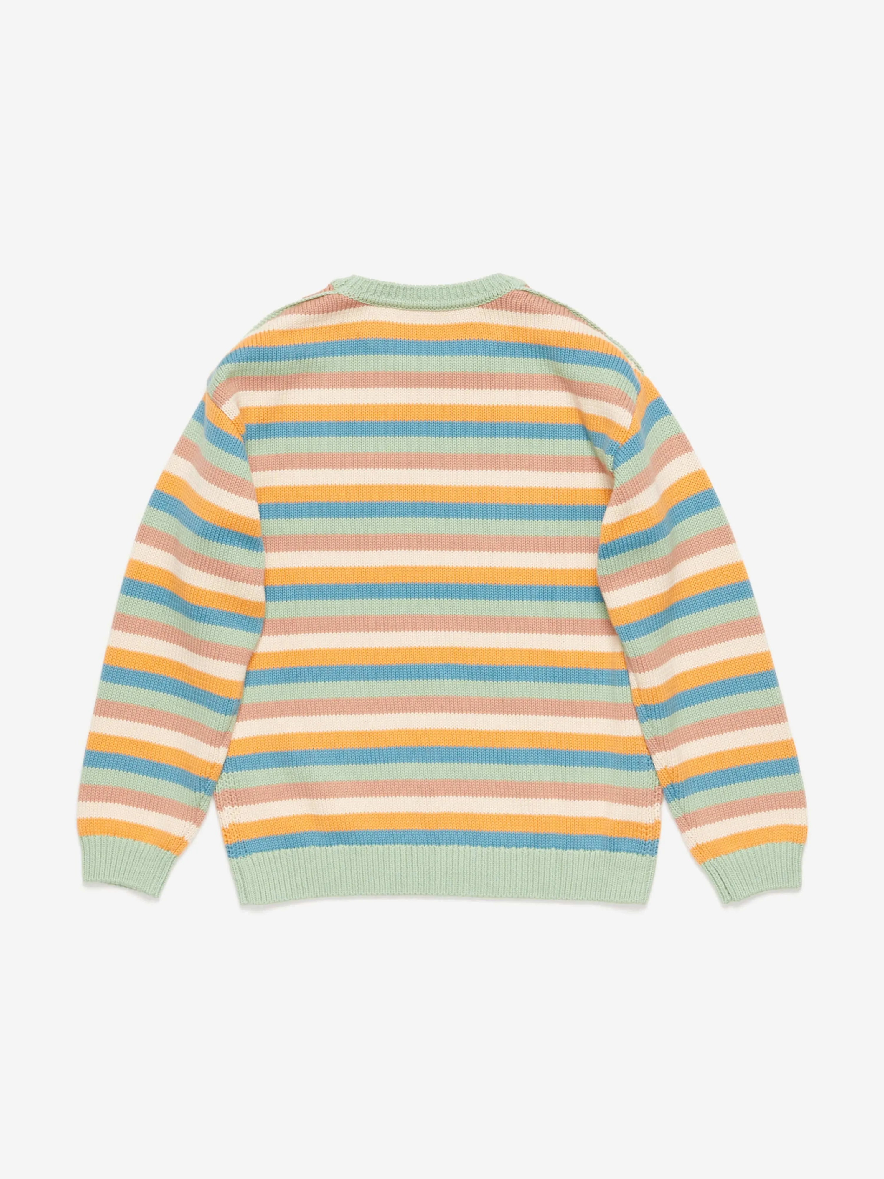 Acne Studios Kids Striped Knitted Jumper in Multicolour