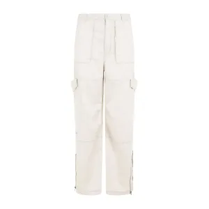 ACNE STUDIOS Microfiber Cargo Pants with Adjustable Waist - Size IT 48