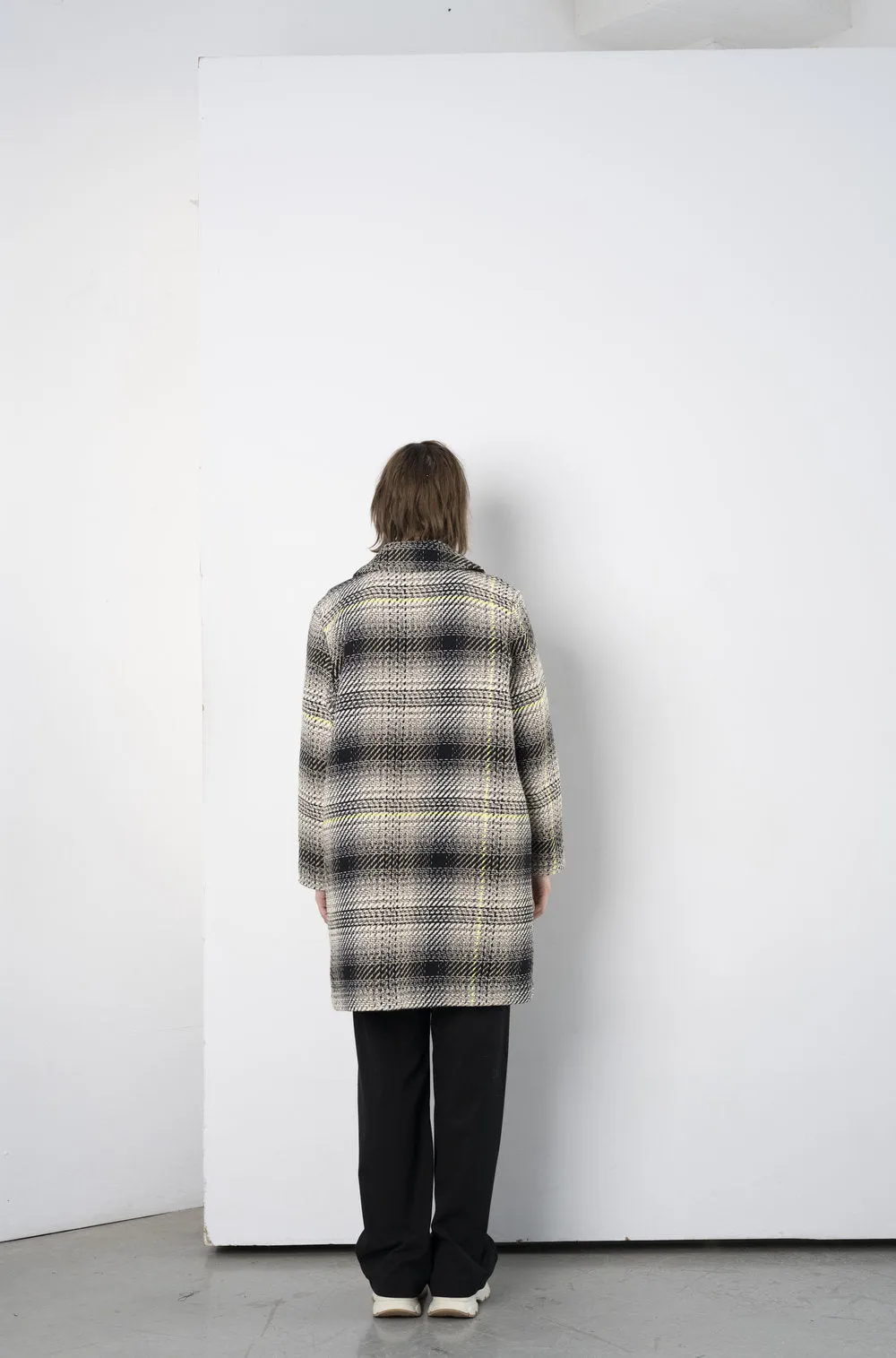 Albert Coat in Dipsyfluo Plaid-FW23