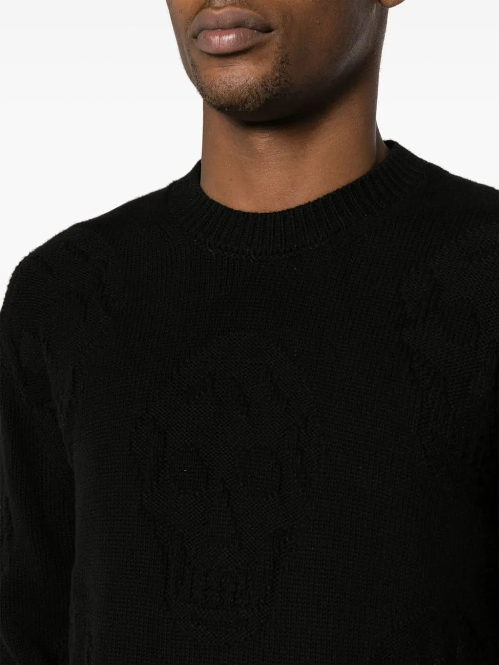 ALEXANDER MCQUEEN Men's 2024 Black Sweater - 24SS Collection