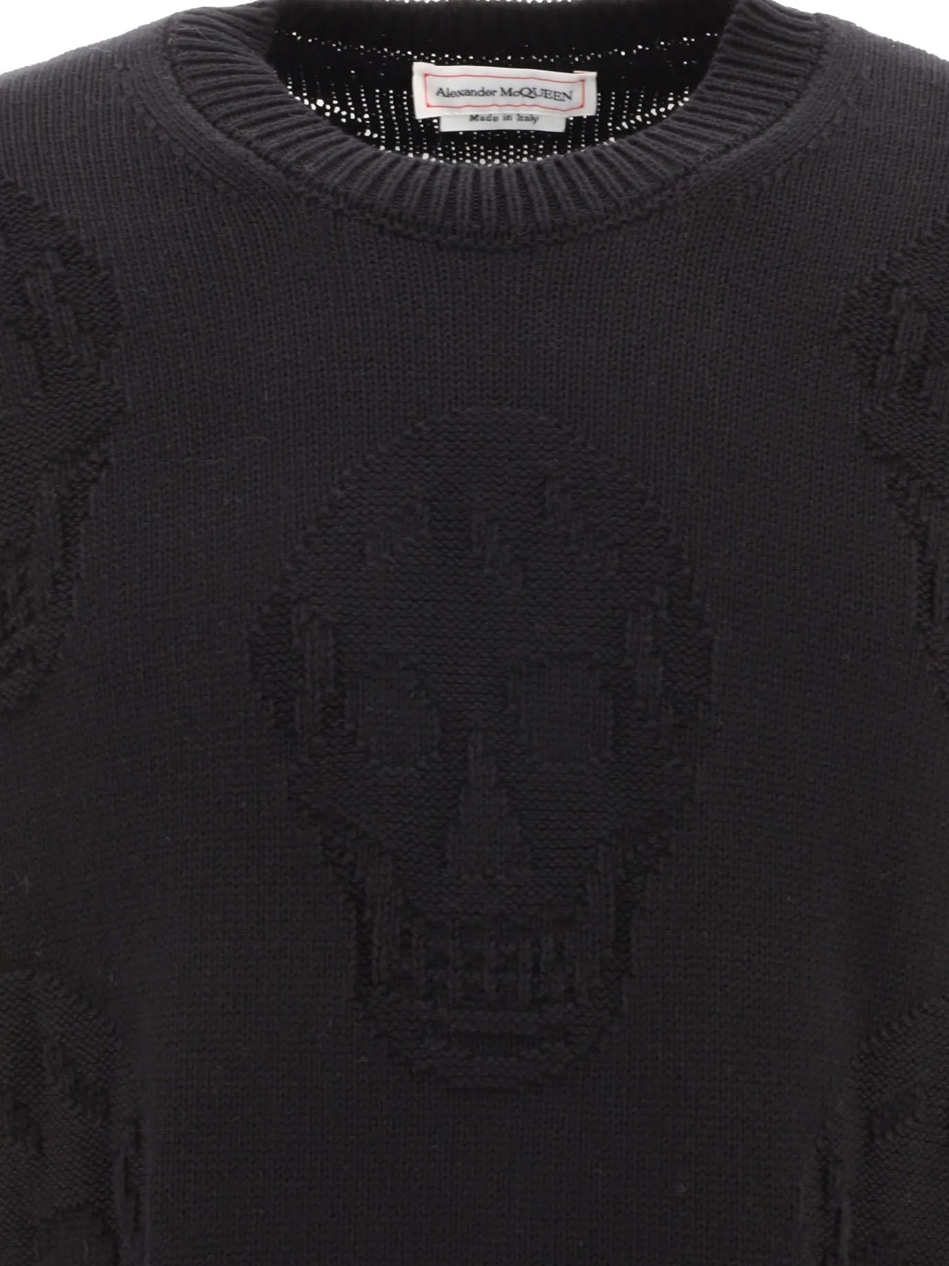 ALEXANDER MCQUEEN Men's 2024 Black Sweater - 24SS Collection