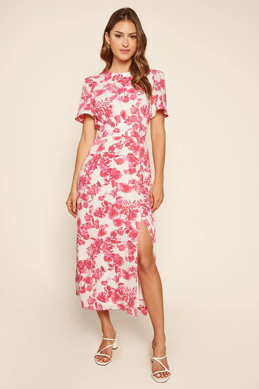 Antoinette Floral Bloom Midi Dress