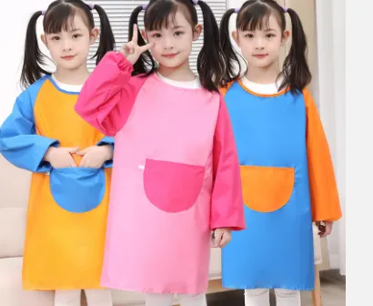 Apron  Smock  for Painting  Vinyl  Clay  Arts and Crafts   Kids