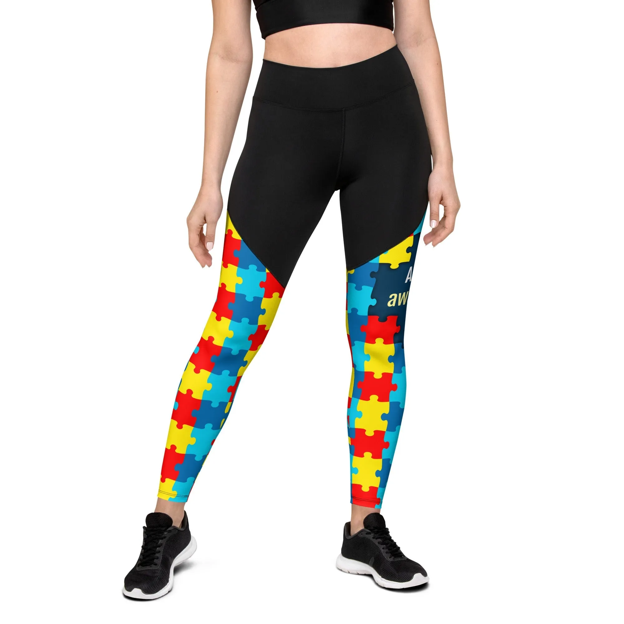 Autism Awareness Compression Leggings