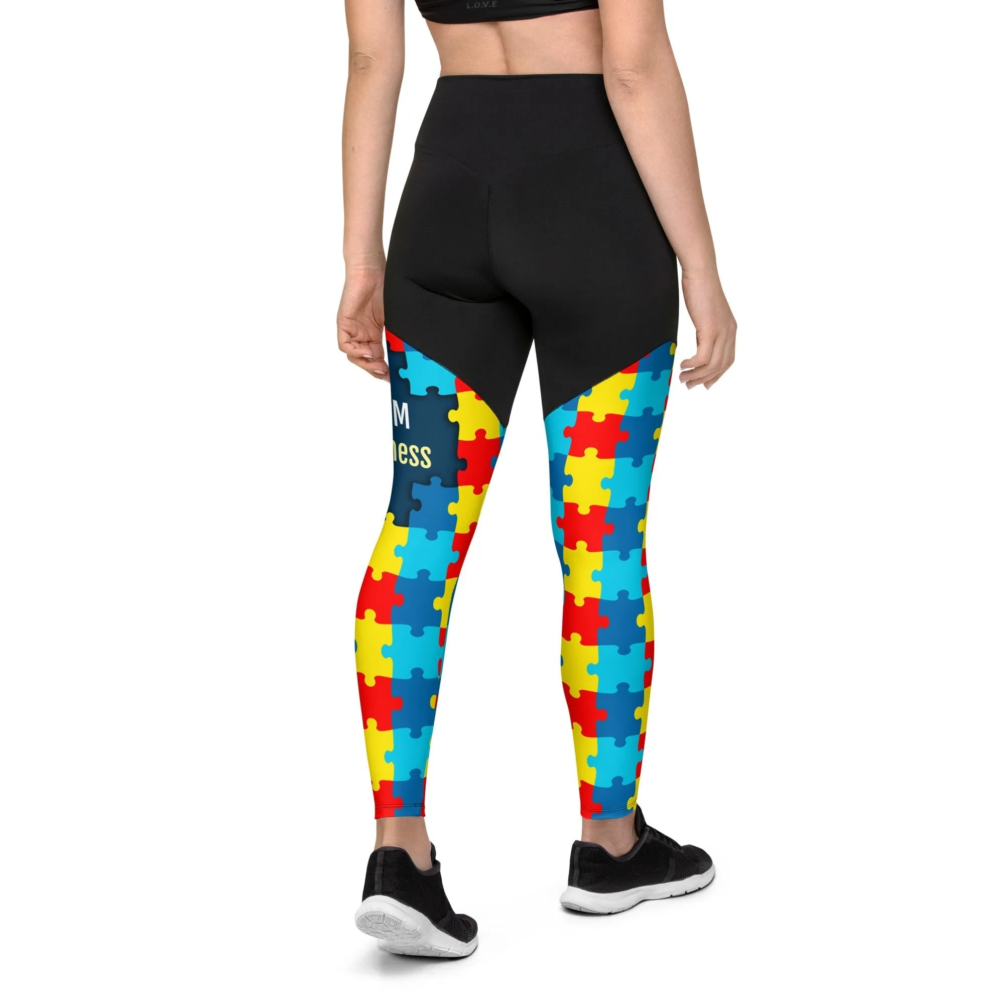 Autism Awareness Compression Leggings