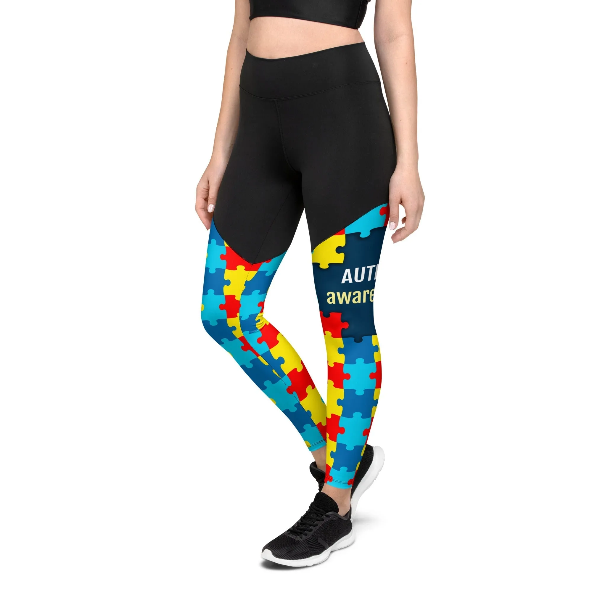 Autism Awareness Compression Leggings