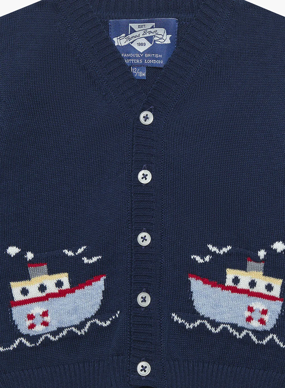 Baby Tugboat Cardigan