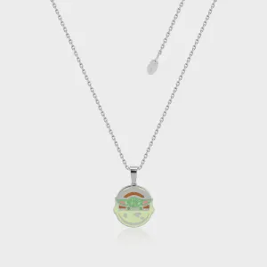 Baby Yoda Capsule Enamel Necklace