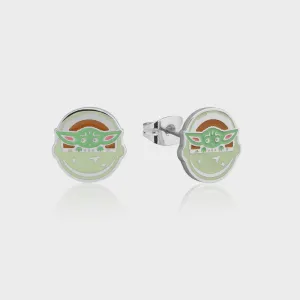 Baby Yoda Capsule Enamel Stud Earrings