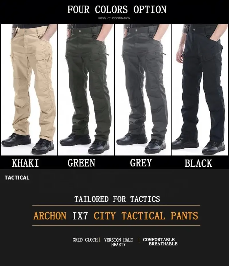 BAWANGCHENG Hot Sale Polyester Cotton  Tactical Pants Custom Camo Mens Tactical Cargo Pants