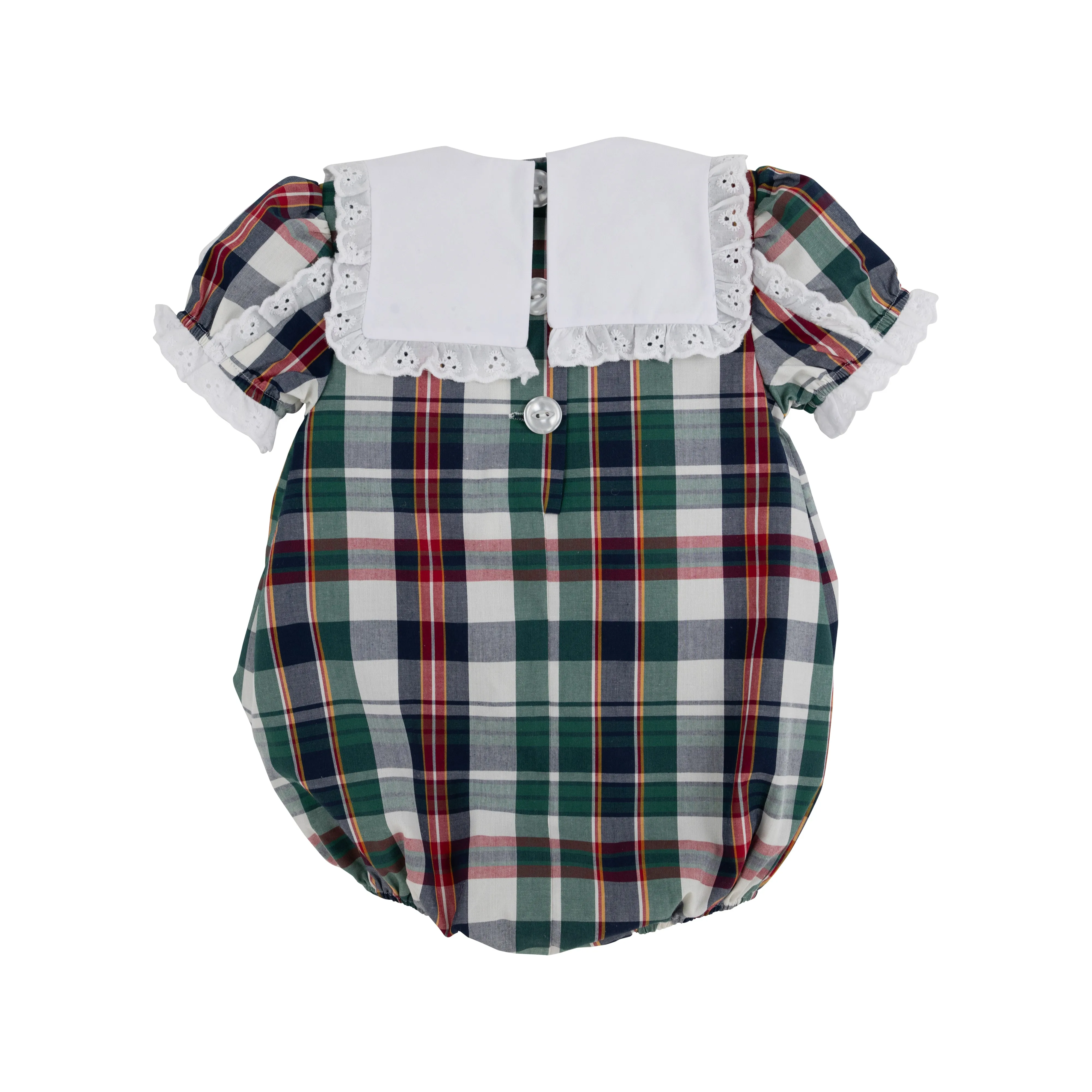 Optimized Product Title: Bea Louise Bubble Dress in Field Park Plaid with Worth Avenue White