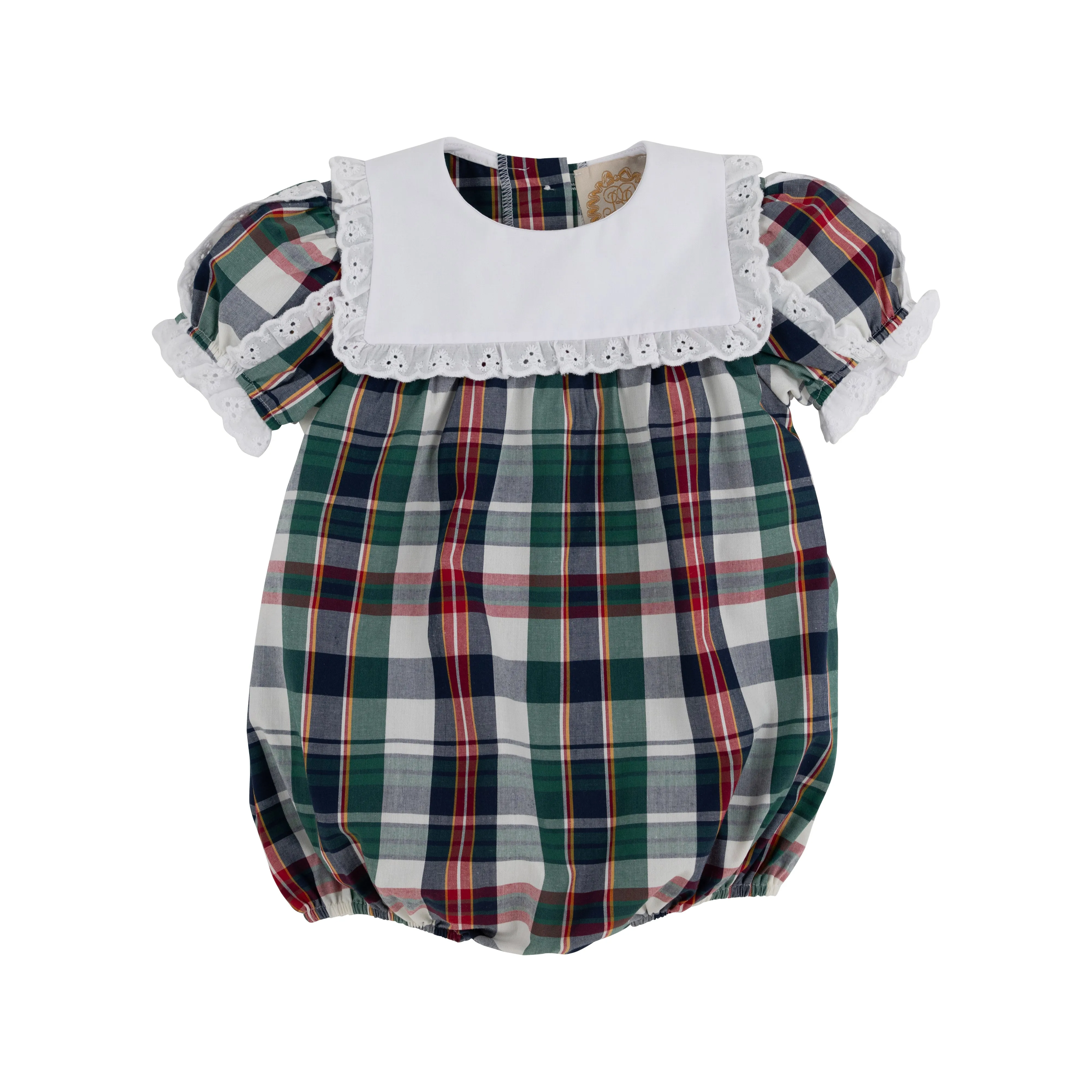 Optimized Product Title: Bea Louise Bubble Dress in Field Park Plaid with Worth Avenue White