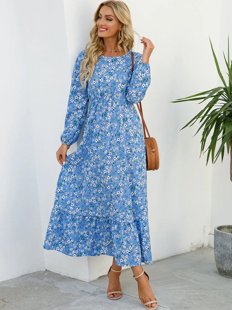 BerryBetty - Boho Beach Floral Casual Long Dresses