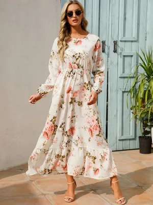 BerryBetty - Boho Beach Floral Casual Long Dresses