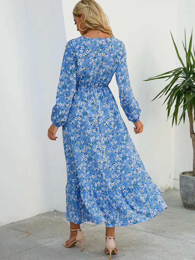 BerryBetty - Boho Beach Floral Casual Long Dresses