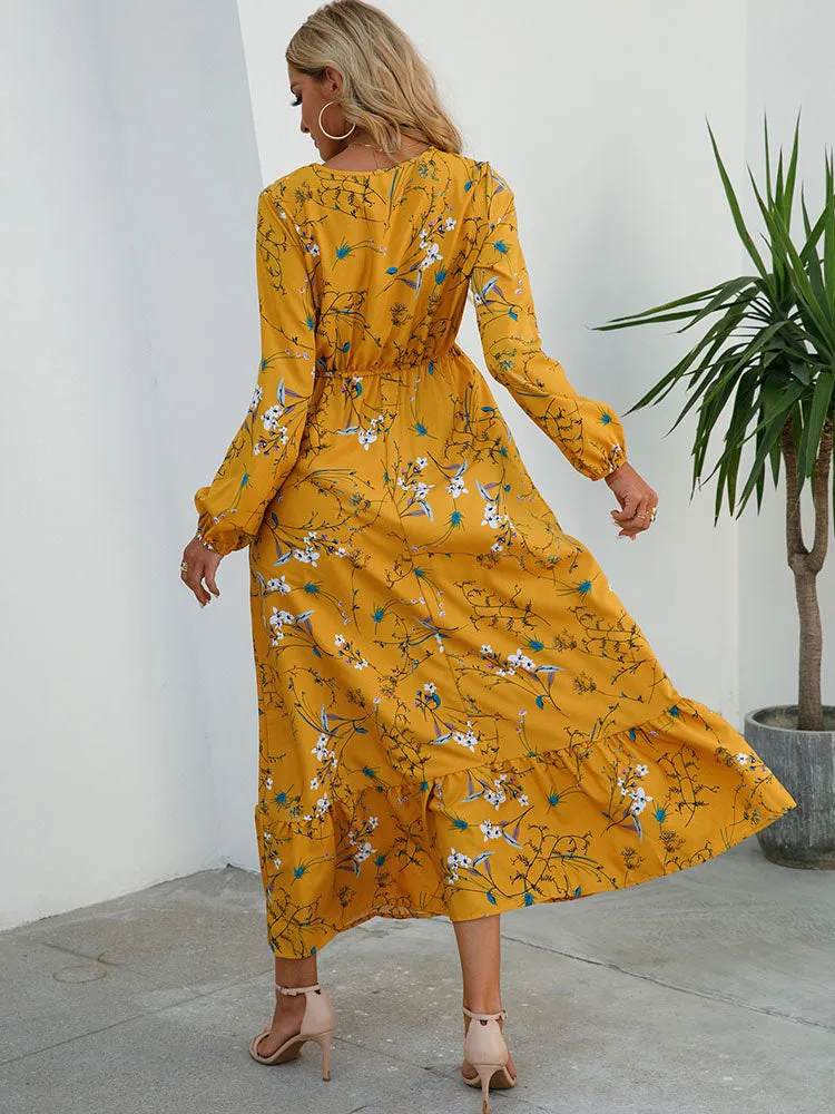 BerryBetty - Boho Beach Floral Casual Long Dresses