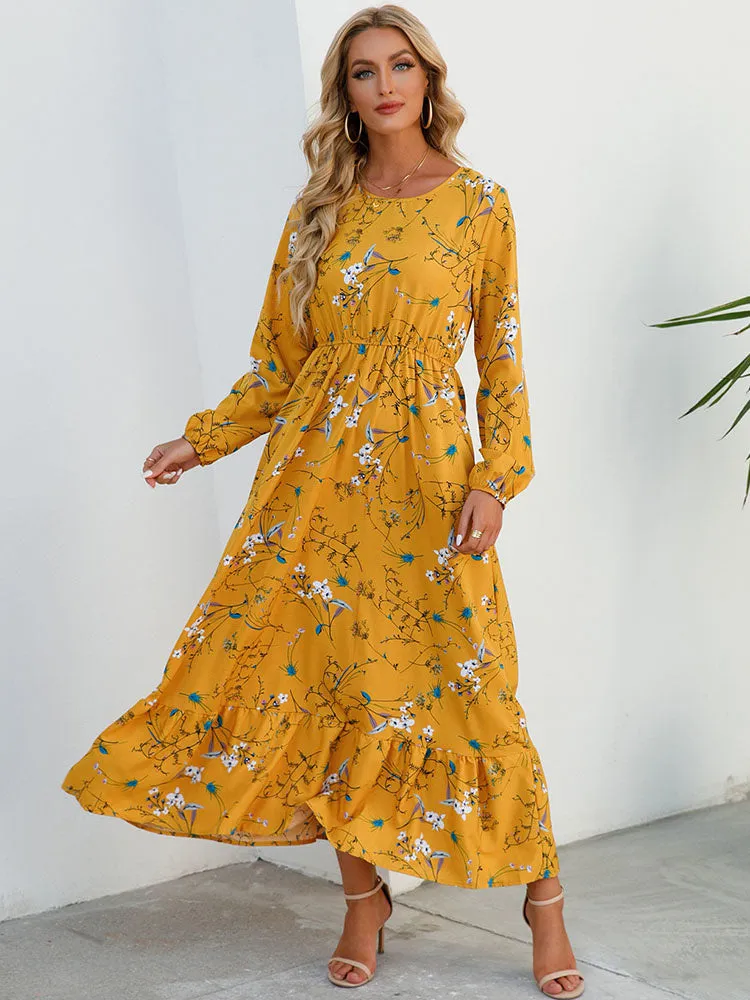 BerryBetty - Boho Beach Floral Casual Long Dresses