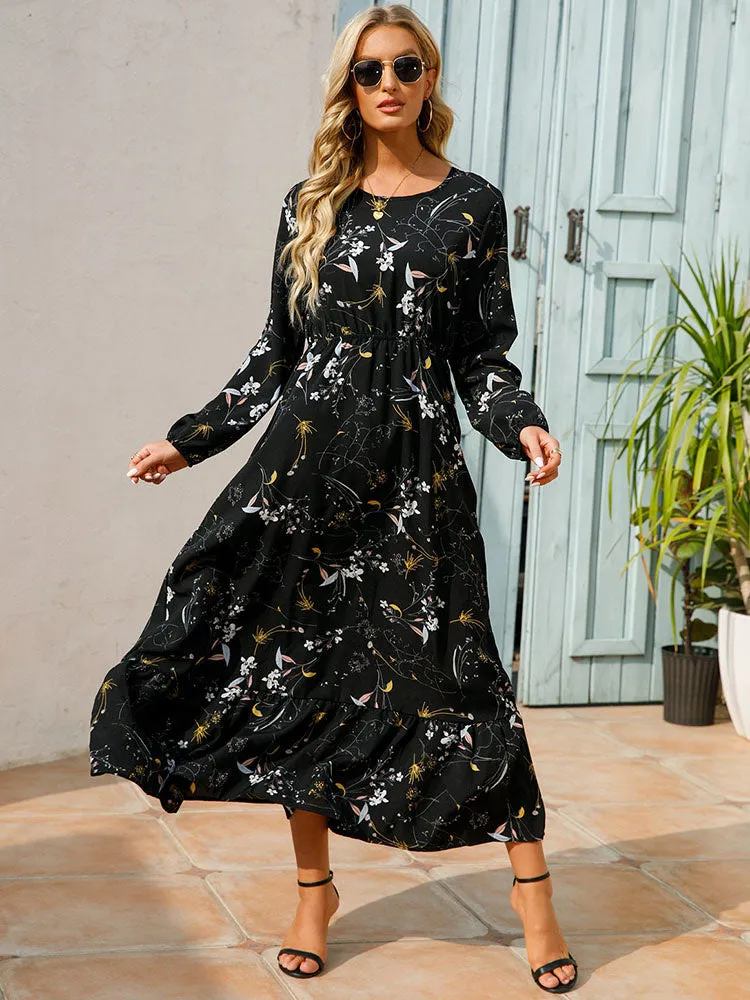 BerryBetty - Boho Beach Floral Casual Long Dresses