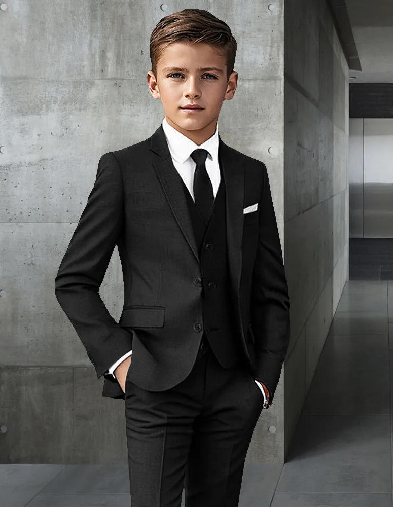 BLACK 5 PC BOY’S SUIT