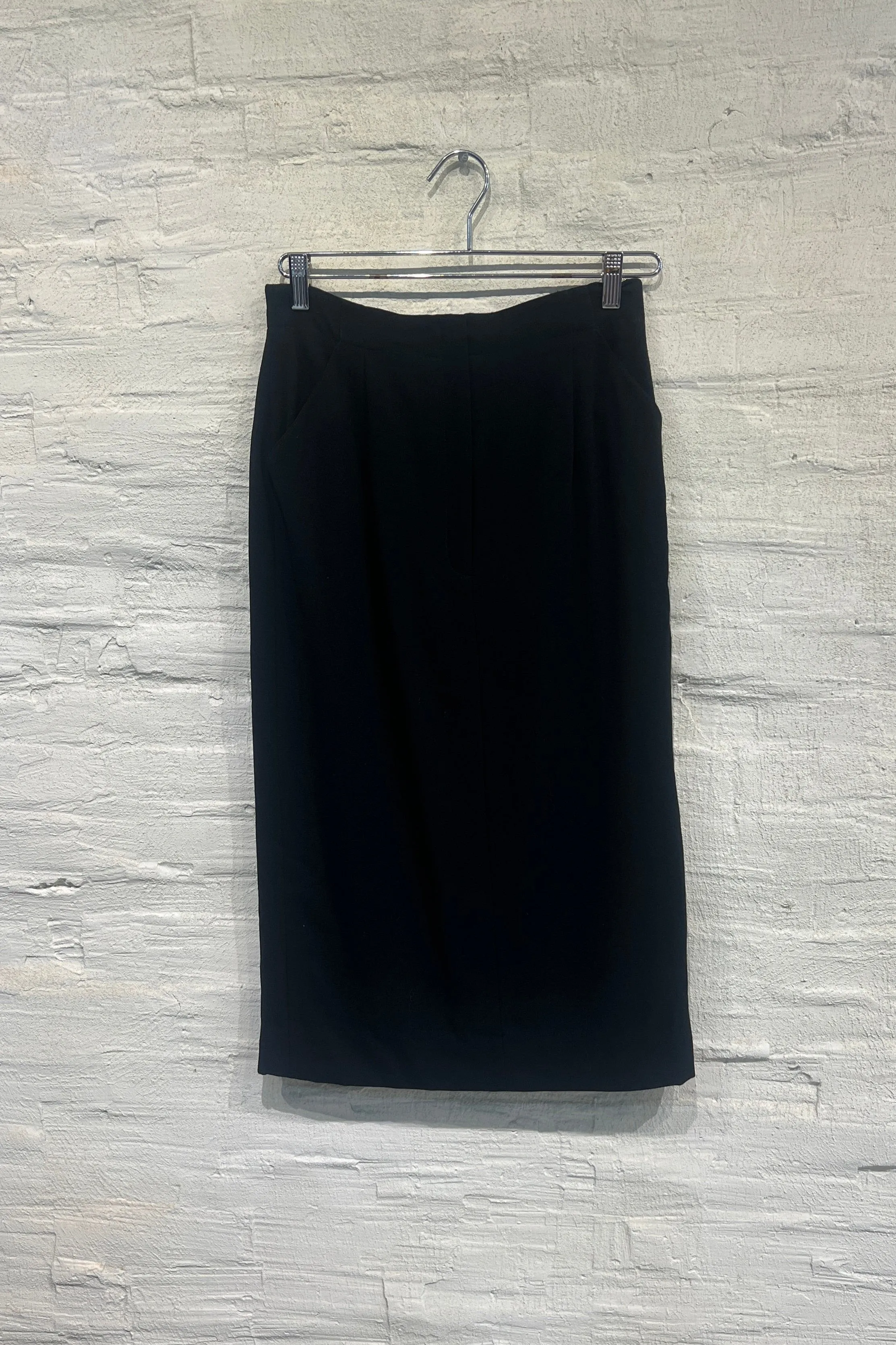 Black Pencil Skirt - Vintage / Used