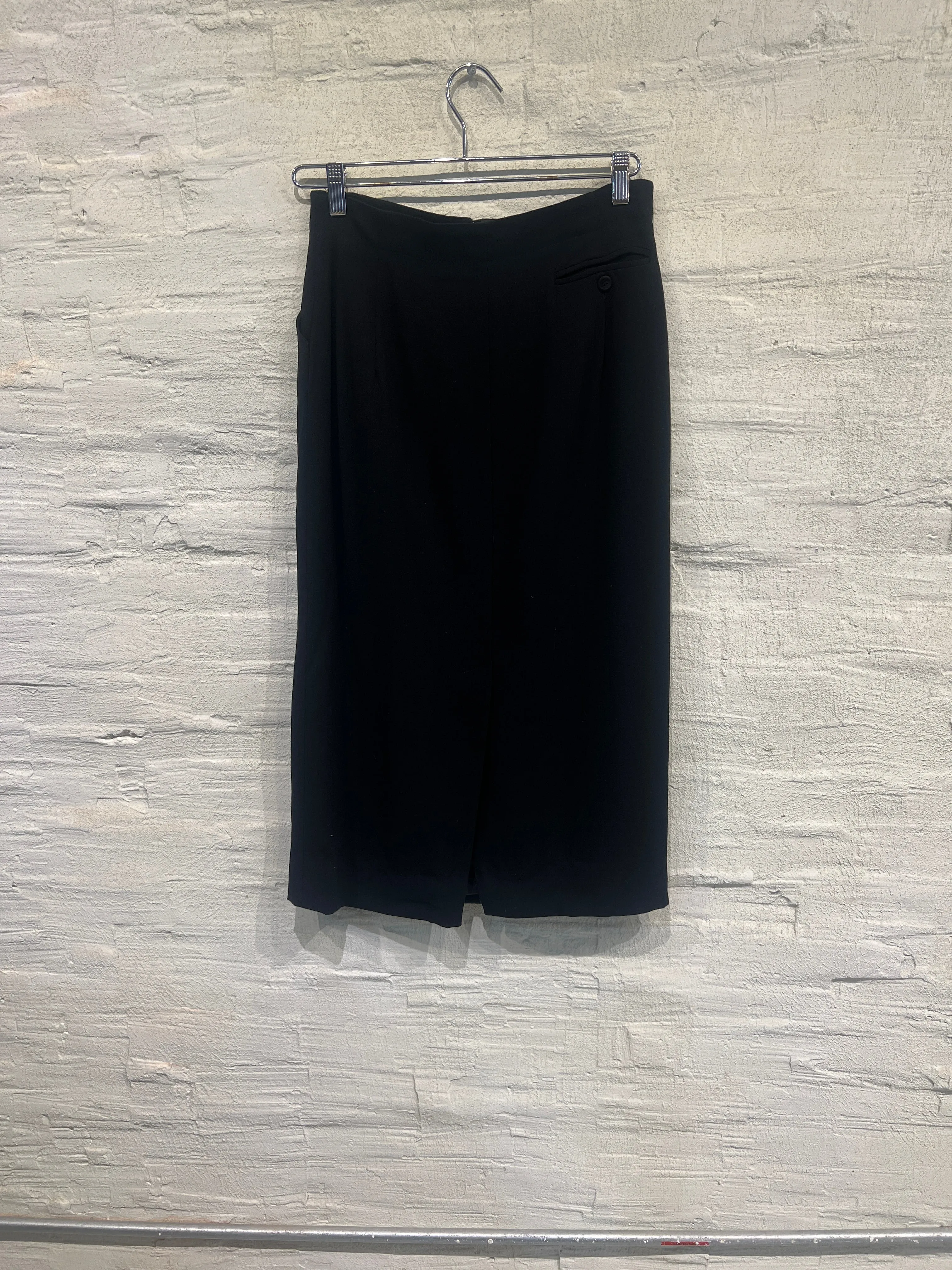 Black Pencil Skirt - Vintage / Used