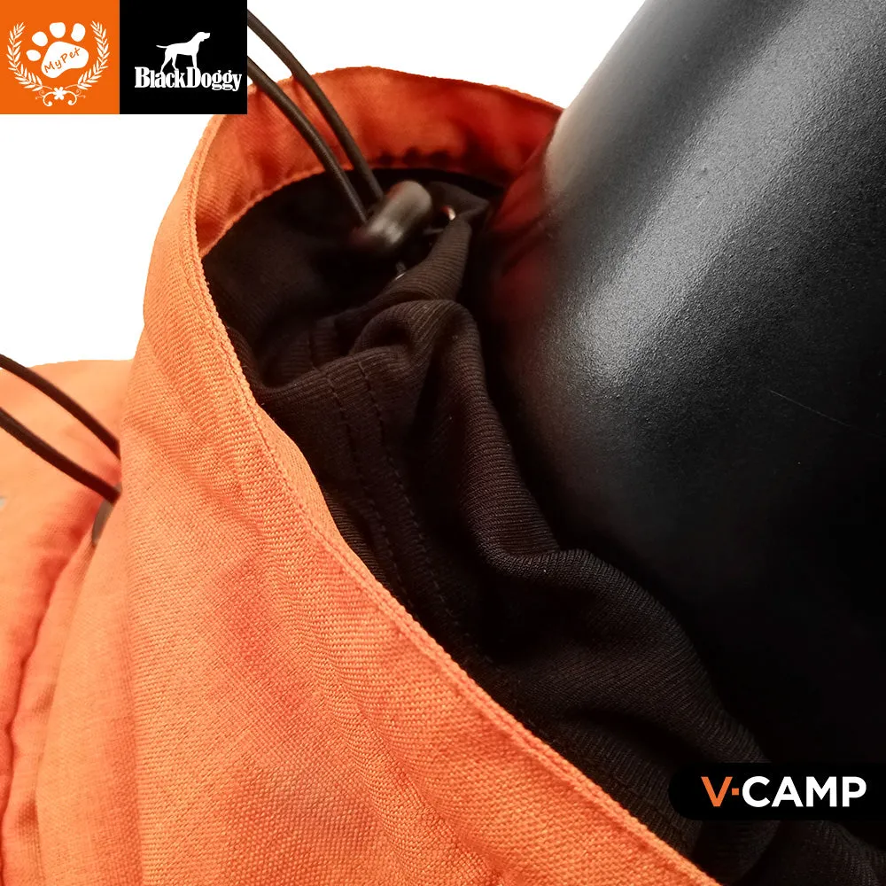 BlackDoggy New Arrival Keep Warm Winter Dog Jacket Orange Stock VC19-JK010