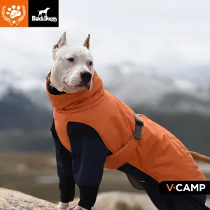 BlackDoggy New Arrival Keep Warm Winter Dog Jacket Orange Stock VC19-JK010