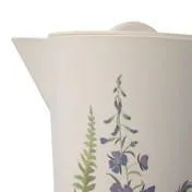 Botanical Floral Bamboo Fiber Pitcher