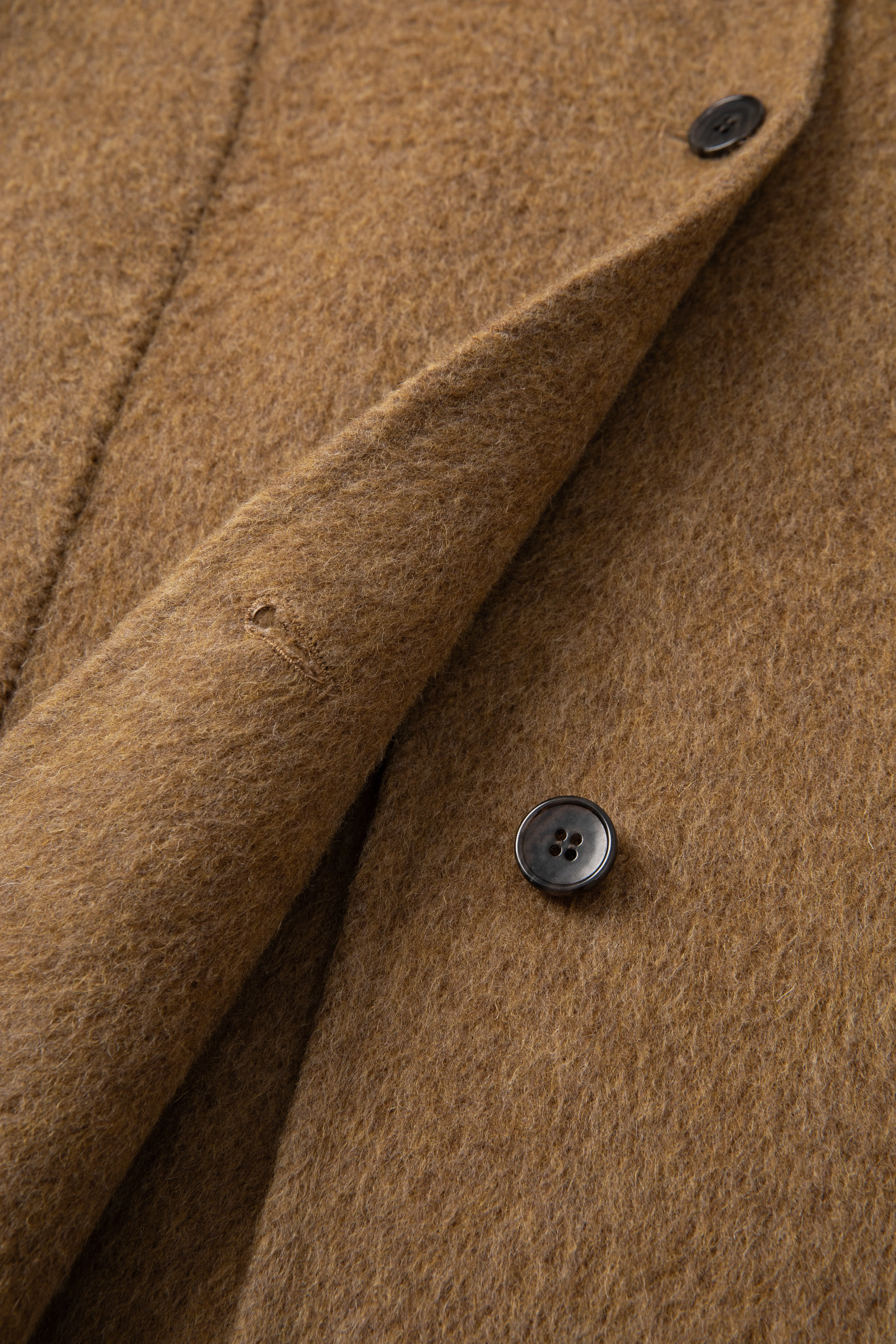 Button Woolen Coat