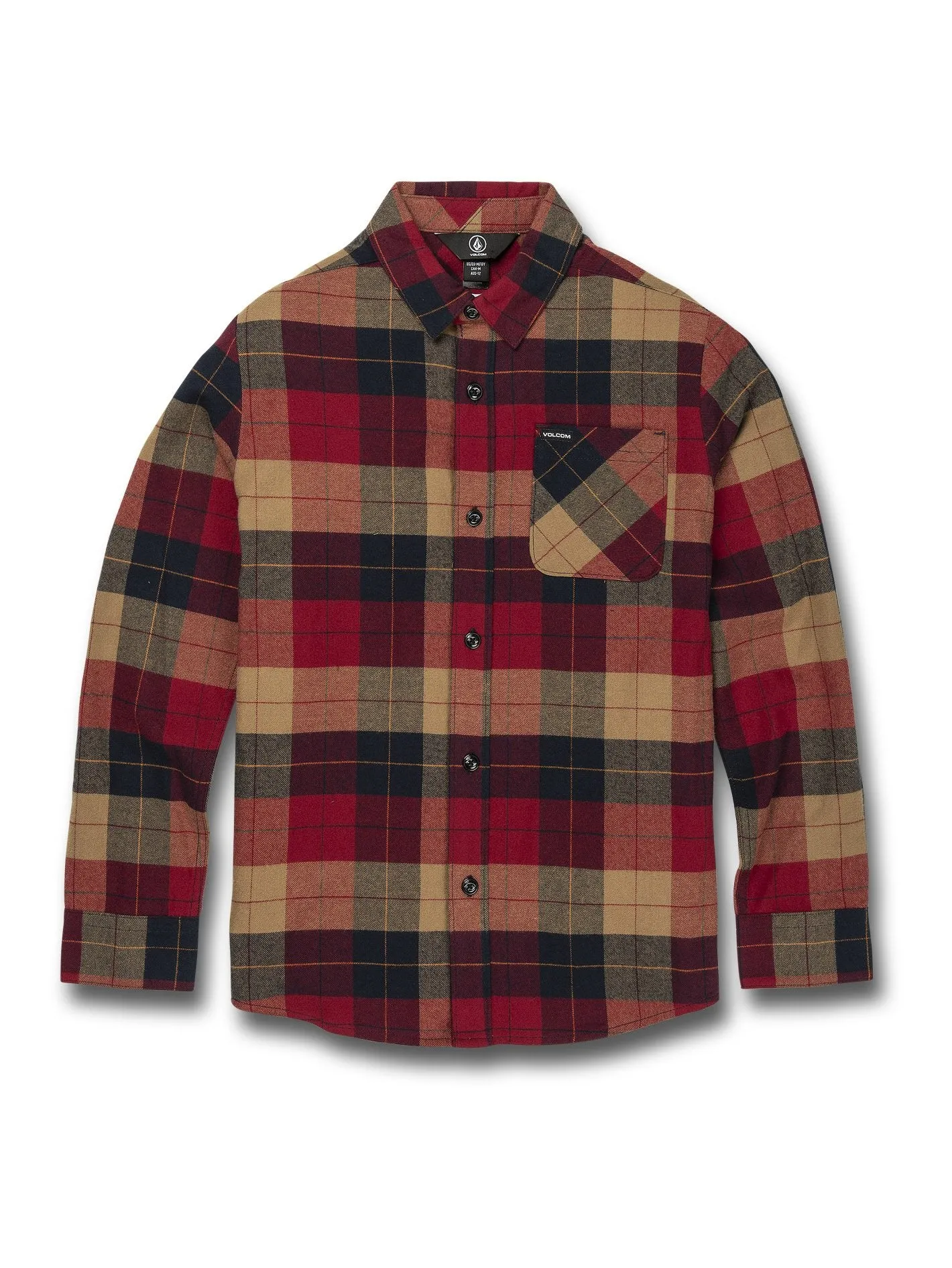 Caden Plaid Shirt - RIO RED (Kids)