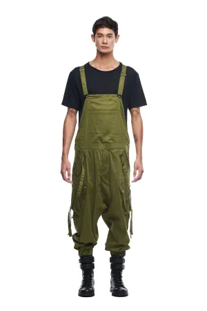 CARGO OVERALLS IN GREEN