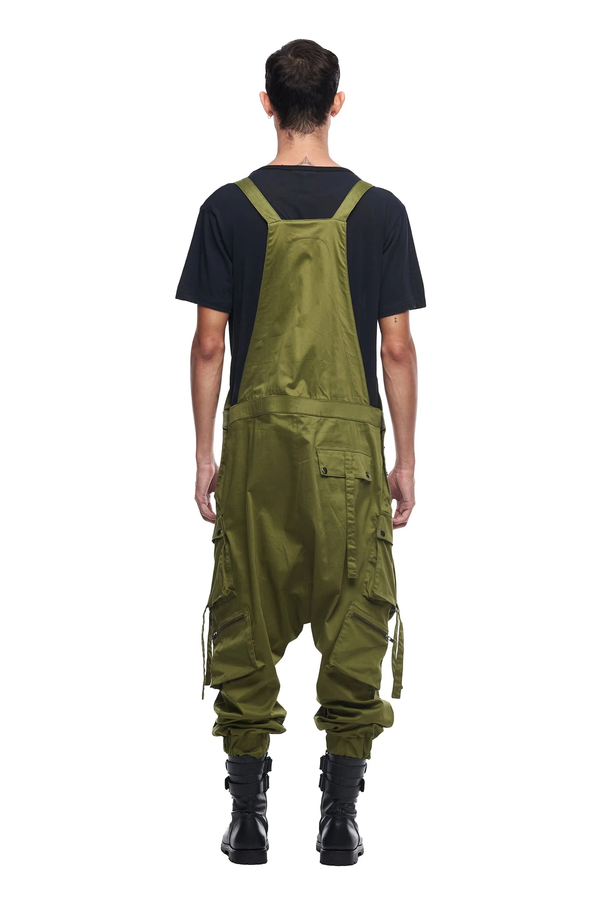 CARGO OVERALLS IN GREEN