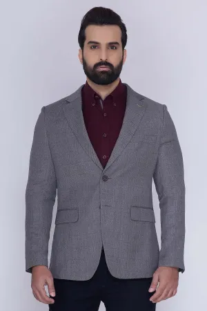 CASUAL COAT 2 BUTTON SLIM FIT GREY