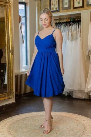 Cheer Me Up Dress - Bright Blue