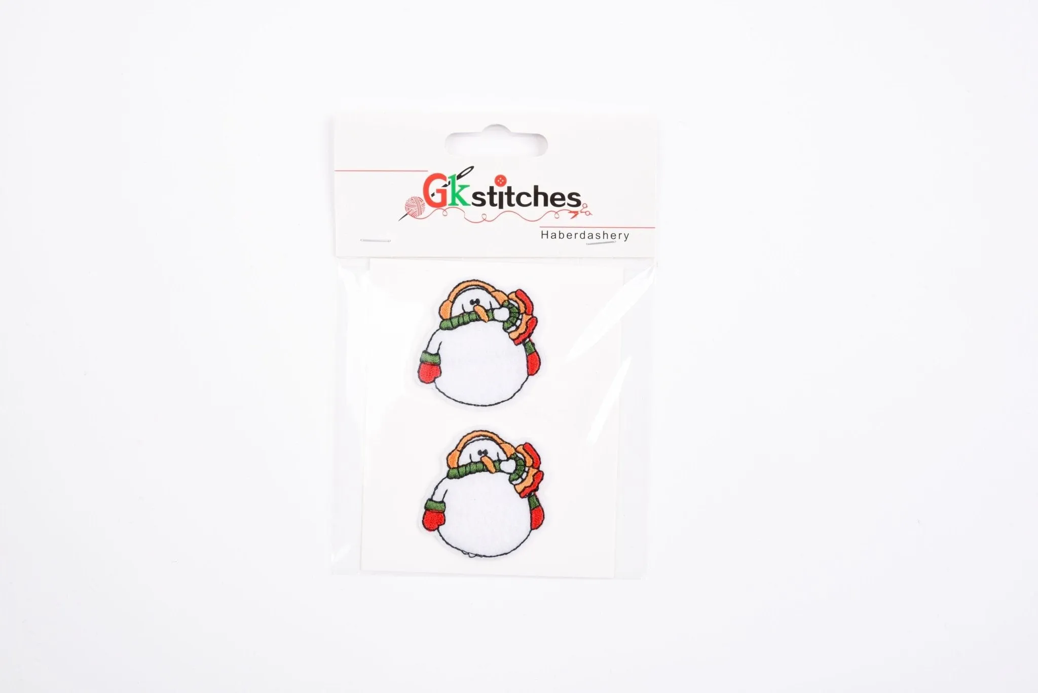 Christmas  High-quality Patch  (2 Pieces Pack)  Sew on,   Embroidered patches. - GK- 83