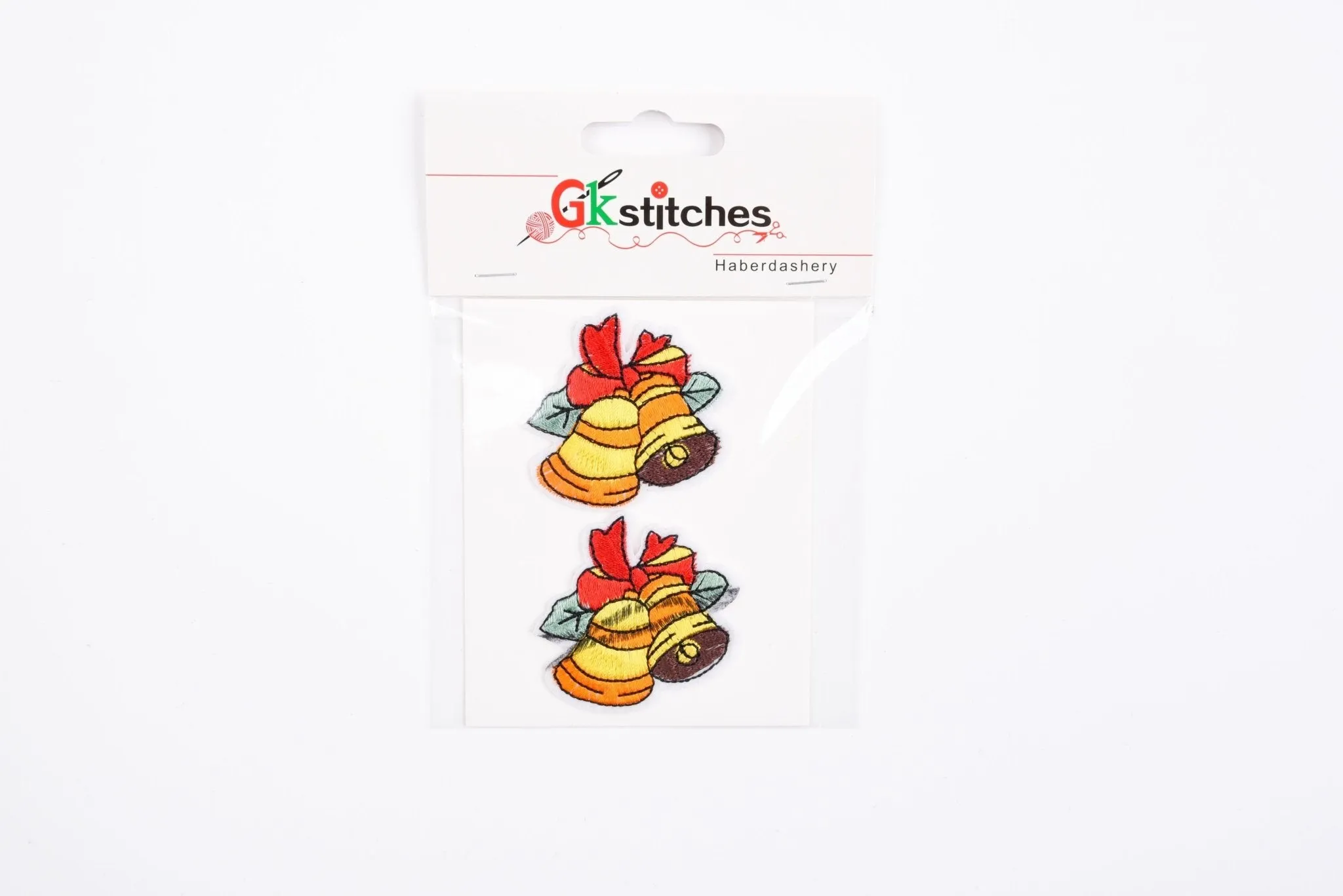 Christmas  High-quality Patch  (2 Pieces Pack)  Sew on,   Embroidered patches. - GK- 83