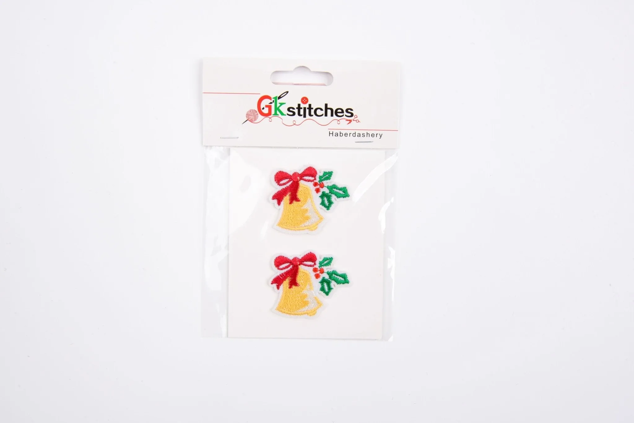 Christmas  High-quality Patch  (2 Pieces Pack)  Sew on,   Embroidered patches. - GK- 83